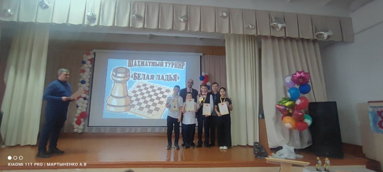Победители шахматного турнира.